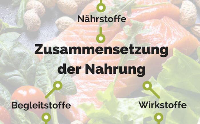 Zusammensetzung der Nahrung