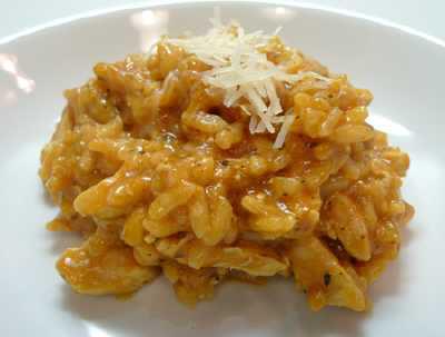 Tomaten Huhn Risotto nach dem issgesund-Rezept
