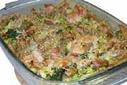 Nudel Brokkoli Auflauf mit Schinken nach dem issgesund-Rezept