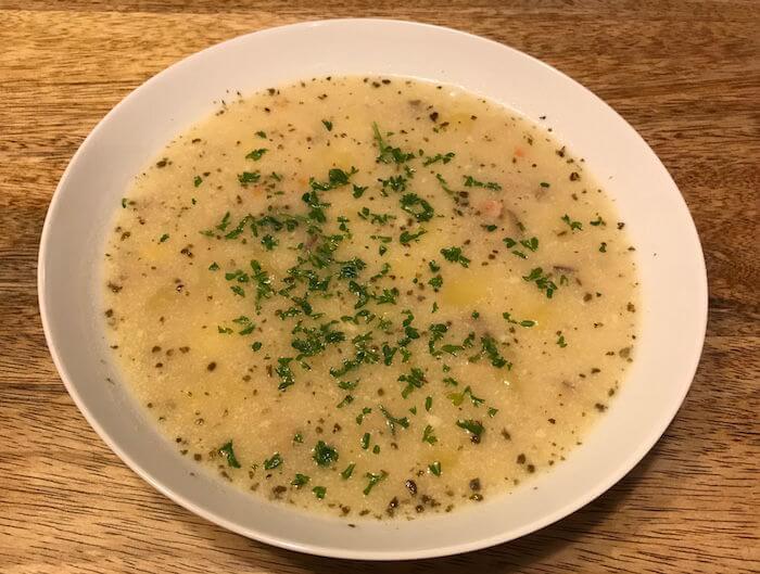 Kartoffelsuppe / Erdäpfelsuppe nach dem issgesund-Rezept
